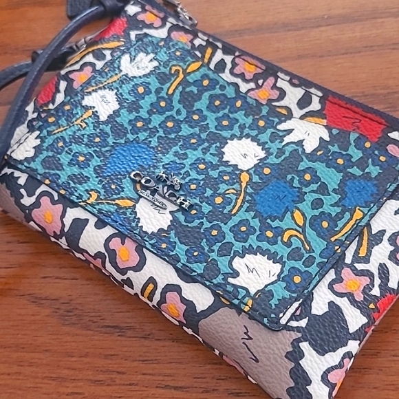 Coach Floral Wristlet - Picture 1 of 11